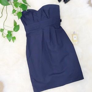 J. Crew Strapless Navy Blue Brand New Dress
